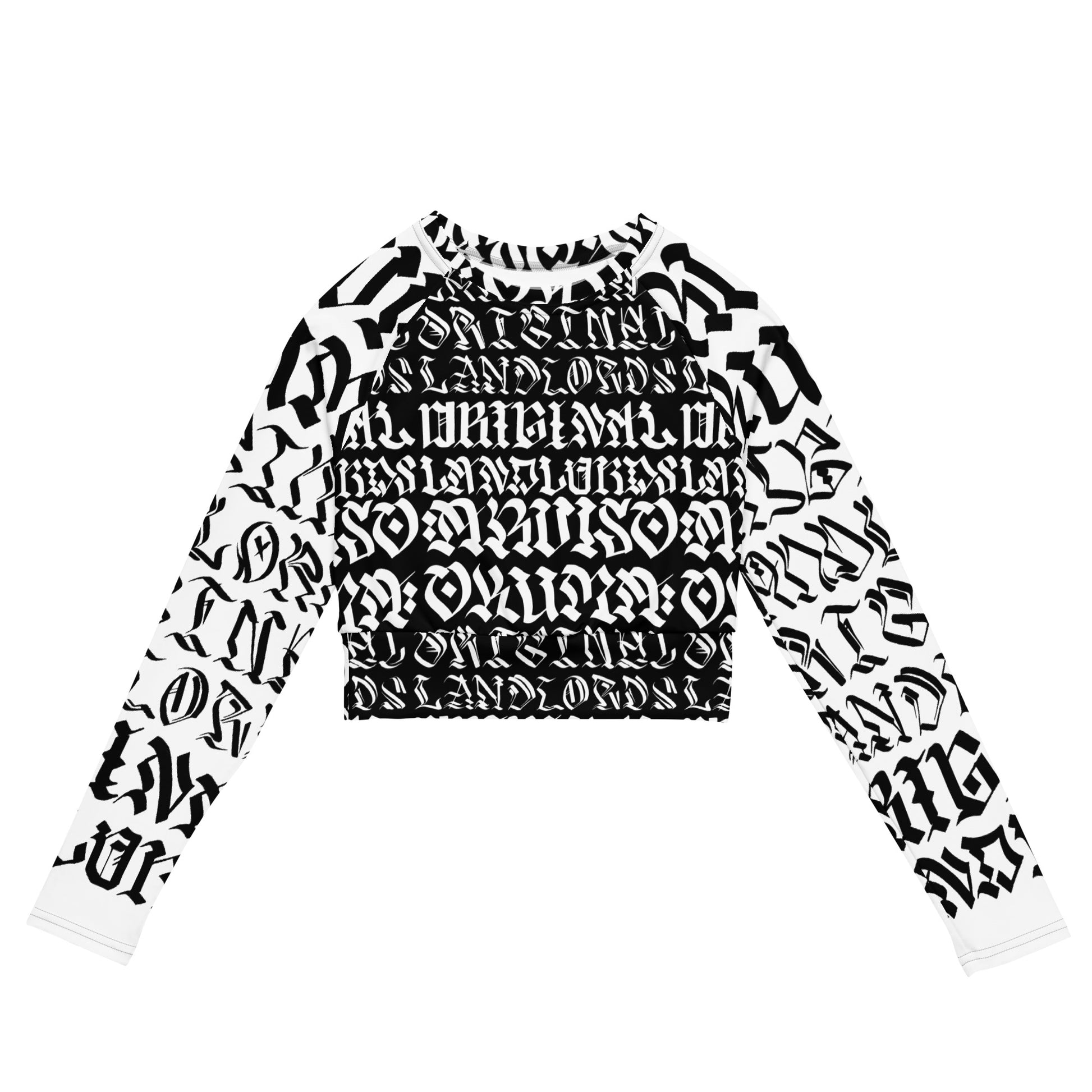 'ARVISOKUMA' long-sleeve crop top