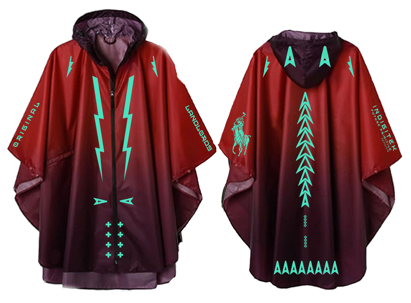 INDIGITEK Rain Poncho