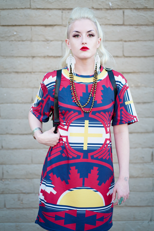 Santa Fe T-shirt Dress