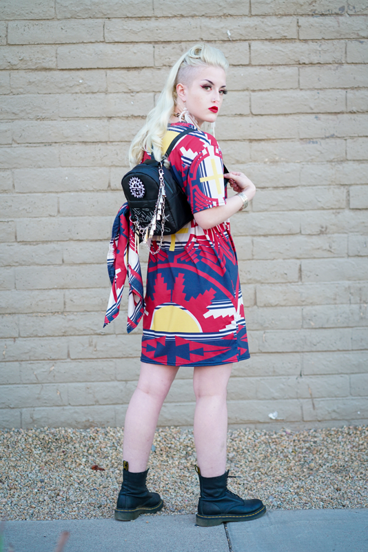 Santa Fe T-shirt Dress
